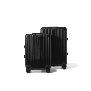 Kofferset 2 delig Zwart S / M AEON | Voyagoux voorkant