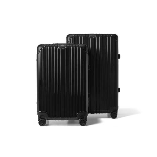 Kofferset 2 delig Zwart M / L AEON | Voyagoux voorkant