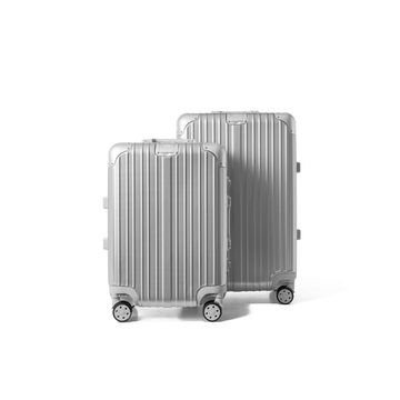 Kofferset 2 delig Zilver S / M AEON | Voyagoux voorkant