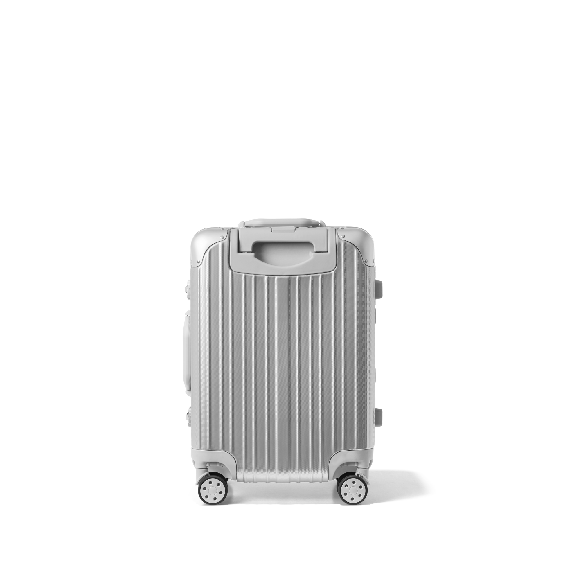 Handbagage koffer Zilver AEON | Voyagoux achterkant