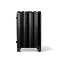 Reiskoffer Zwart Large Classic | Voyagoux voorkant