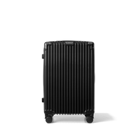 Reiskoffer Zwart Medium Classic | Voyagoux voorkant