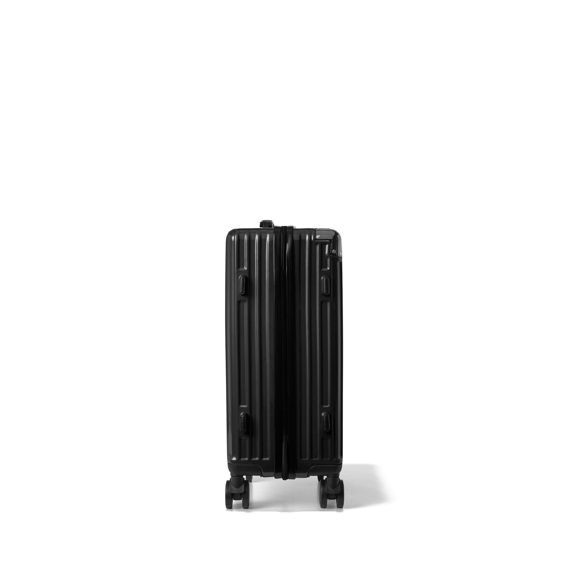 Handbagage koffer Zwart Classic | Voyagoux zijkant