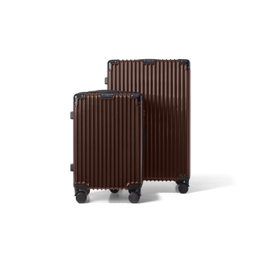 2-piece suitcase set, Brown | S / L 