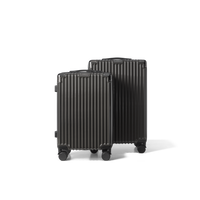 Kofferset 2 delig Donkergrijs S / M Classic | Voyagoux voorkant