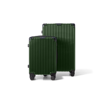 Kofferset 2 delig Olijfgroen | S / L