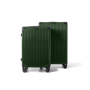 Kofferset 2 delig Olijfgroen | M / L