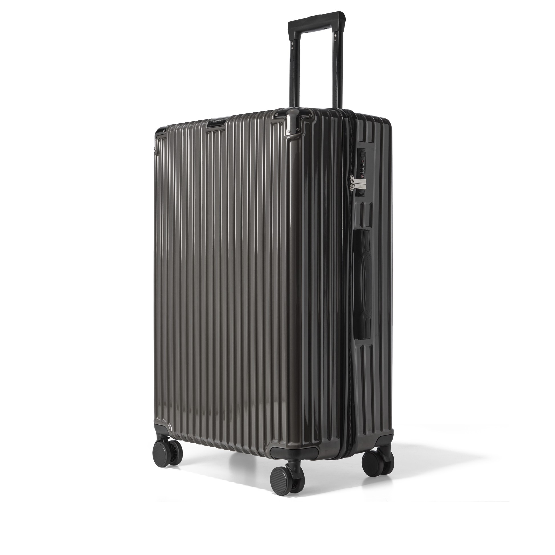 Kofferset 2 delig Donkergrijs M / L Classic | Voyagoux stijl