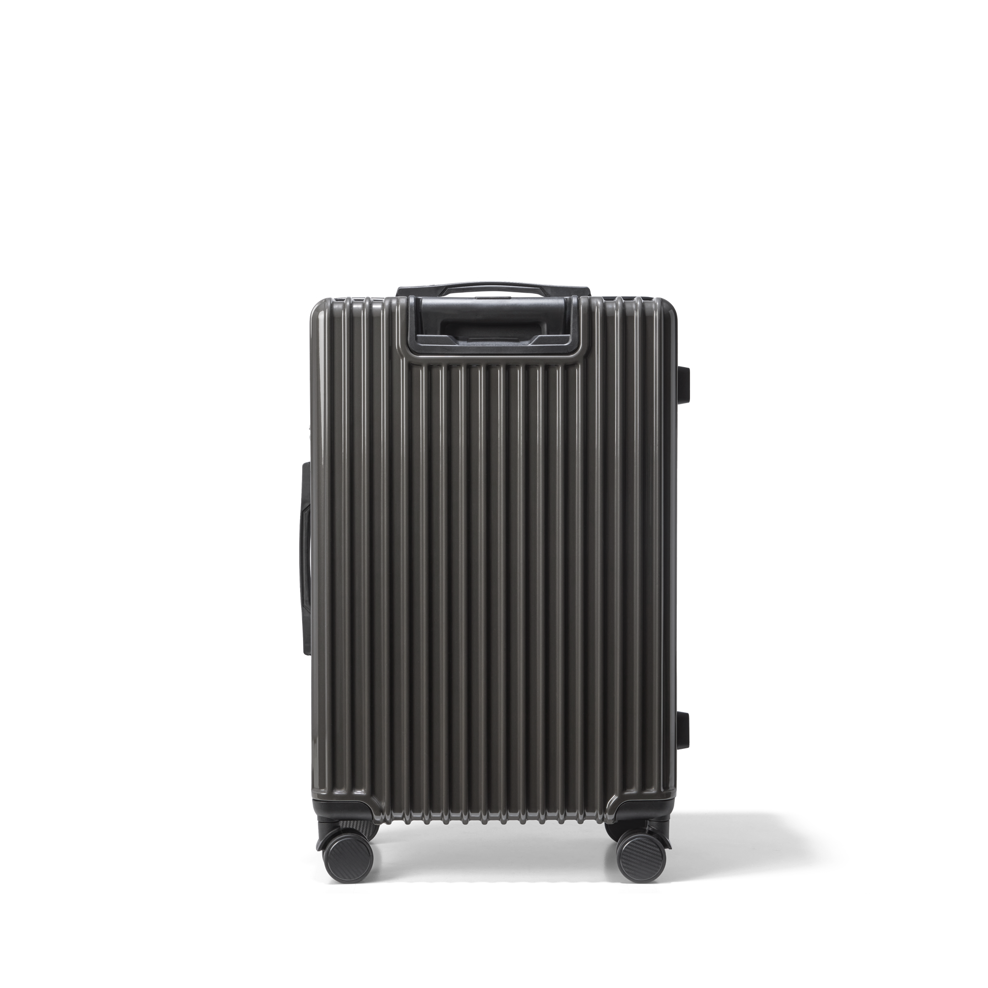 Reiskoffer Donkergrijs Medium Classic | Voyagoux achterkant