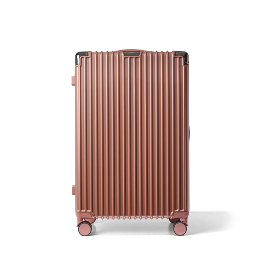 Reiskoffer Rose Gold Large Classic | Voyagoux voorkant