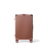 Reiskoffer Rose Gold Medium Classic | Voyagoux voorkant