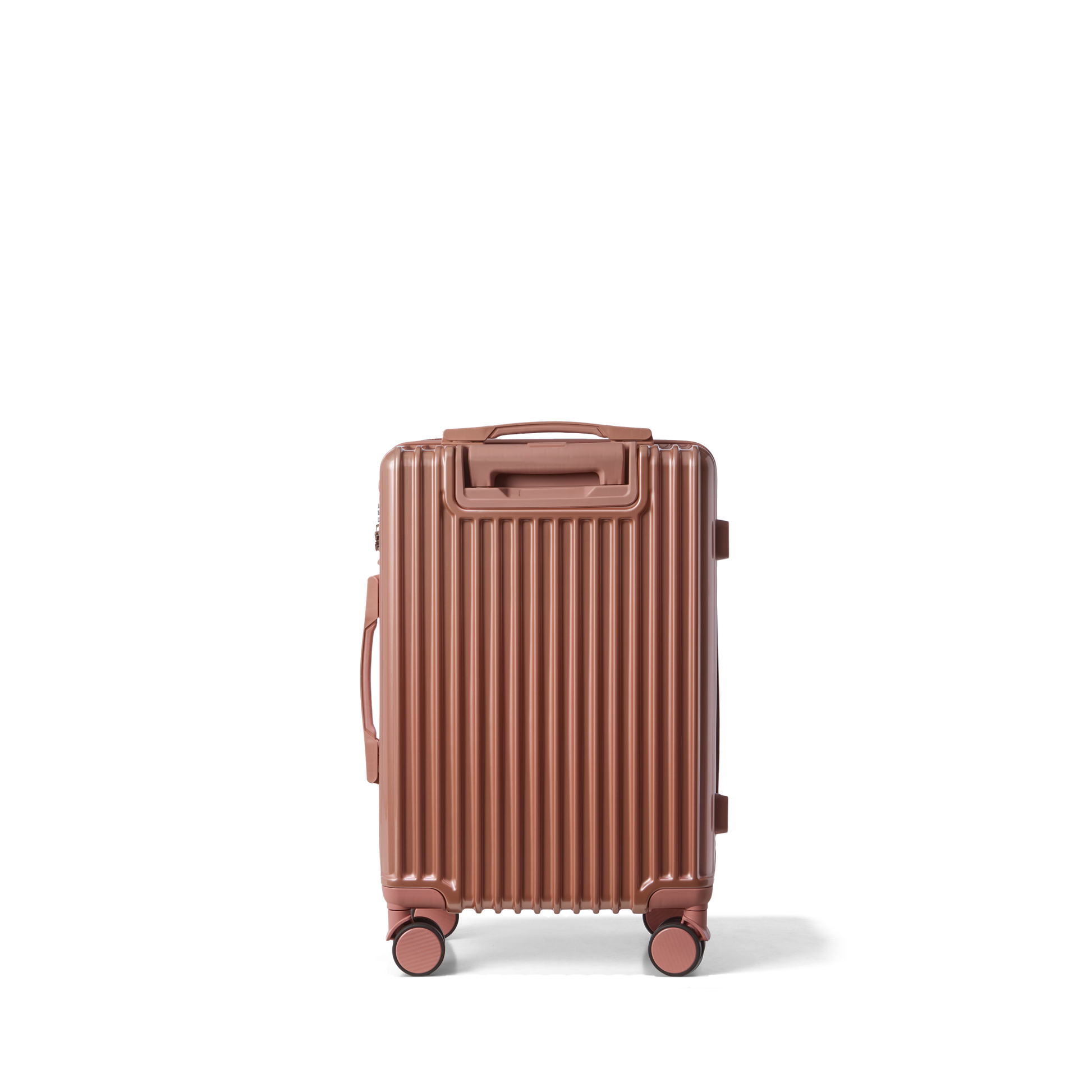 Handbagage koffer Rose Gold Classic | Voyagoux achterkant