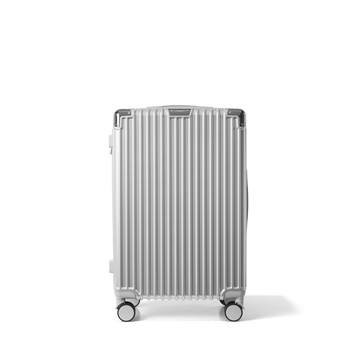 Reiskoffer Zilver Medium Classic | Voyagoux voorkant