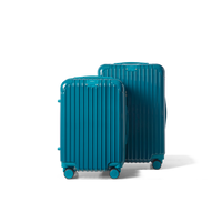 Kofferset 2 delig Lichtblauw S / M Essentials | Voyagoux voorkant