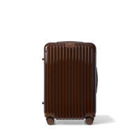 Reiskoffer Donkerbruin Medium Essentials | Voyagoux voorkant