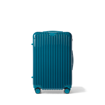 Reiskoffer Lichtblauw Medium Essentials | Voyagoux voorkant