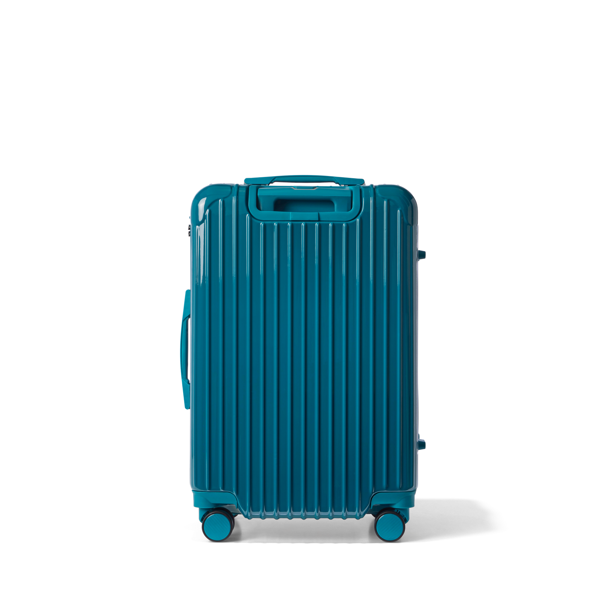 Reiskoffer Lichtblauw Medium Essentials | Voyagoux achterkant