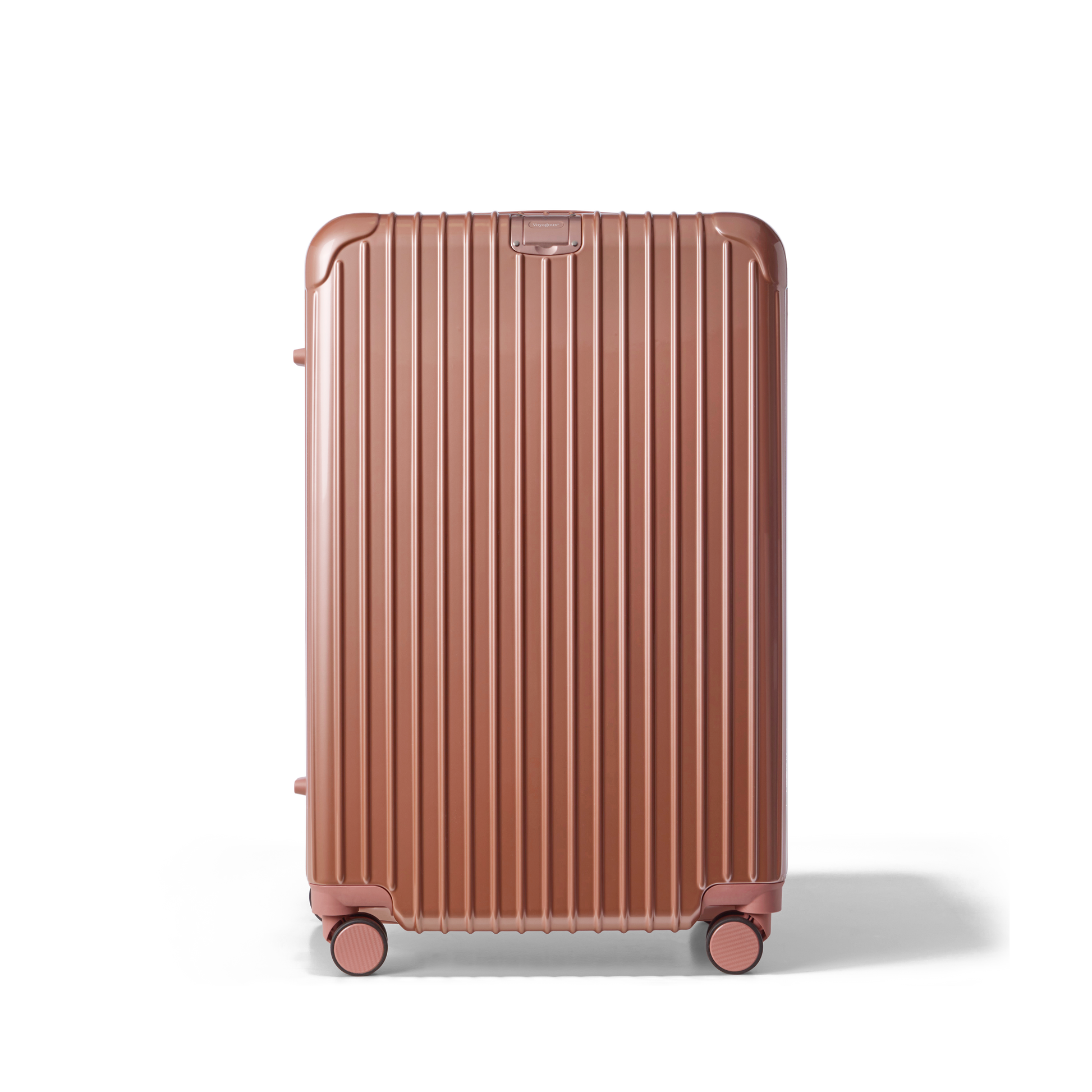 Reiskoffer Rose Gold Large Essentials | Voyagoux voorkant