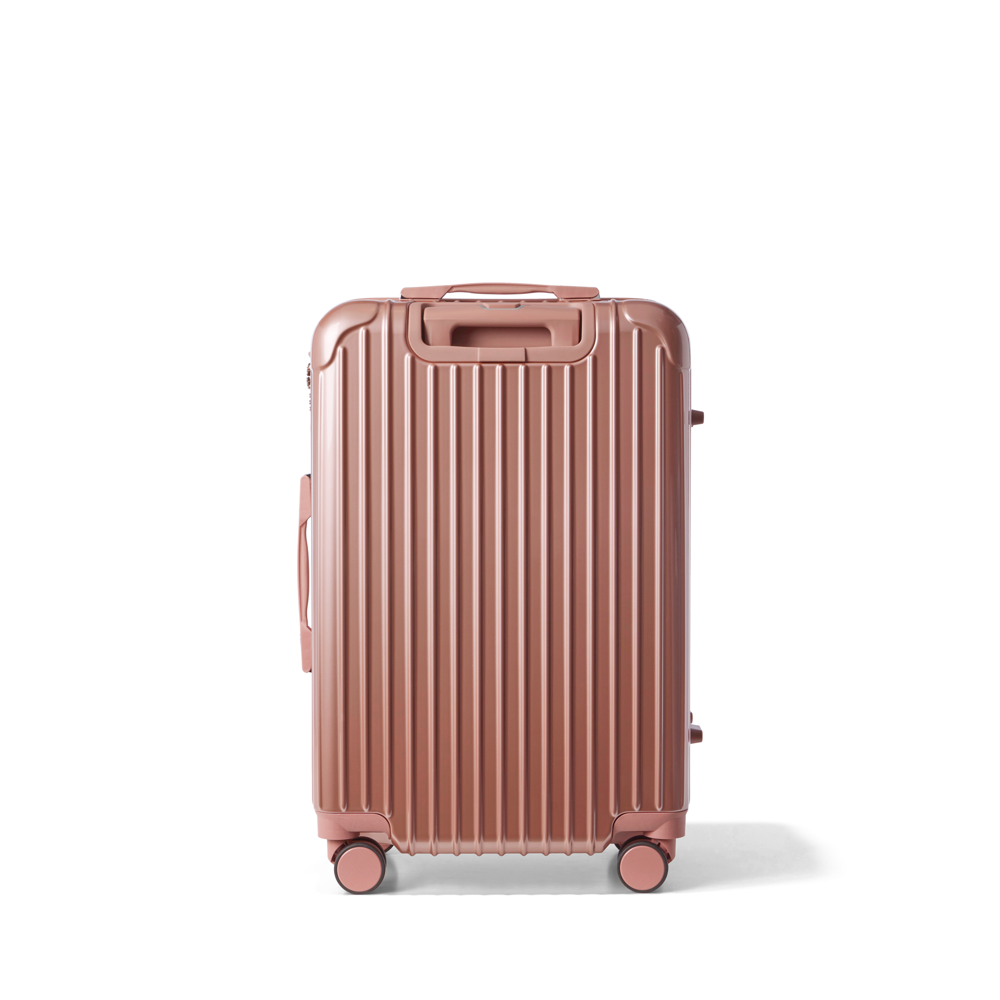 Reiskoffer Rose Gold Medium Essentials | Voyagoux achterkant