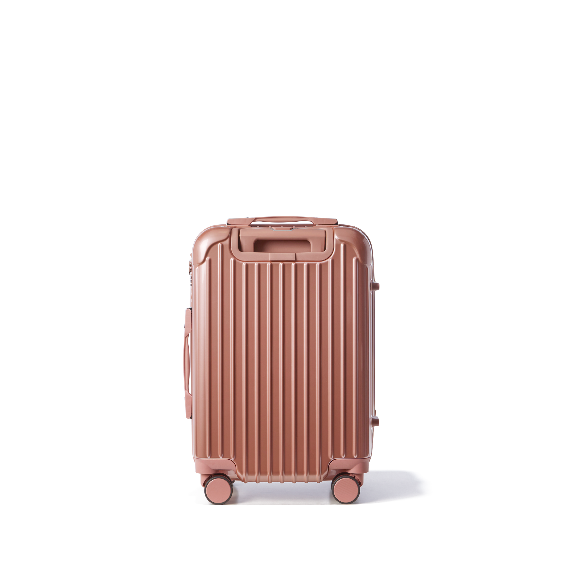 Handbagage koffer Rose Gold Essentials | Voyagoux achterkant