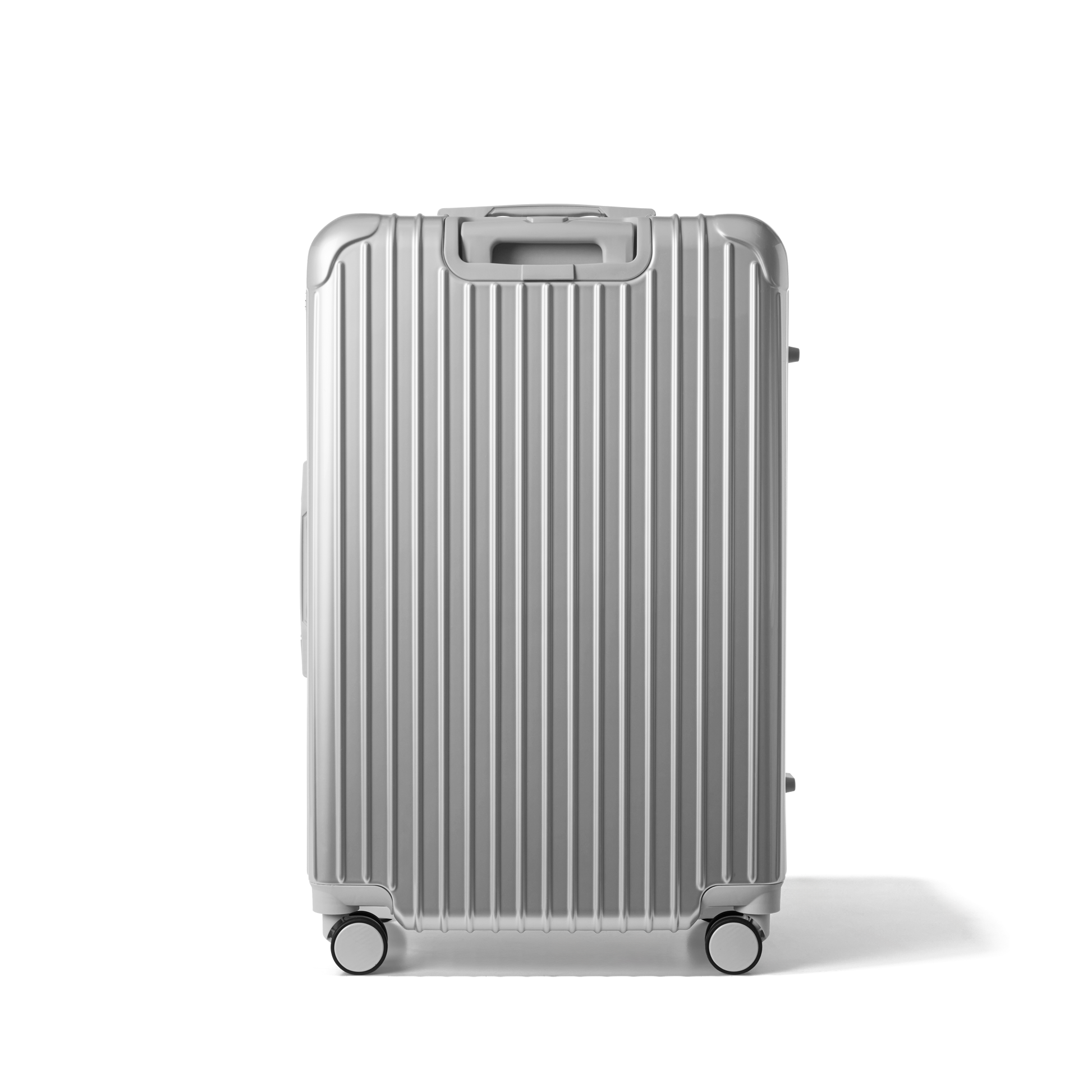 Reiskoffer Zilver Large Essentials | Voyagoux achterkant