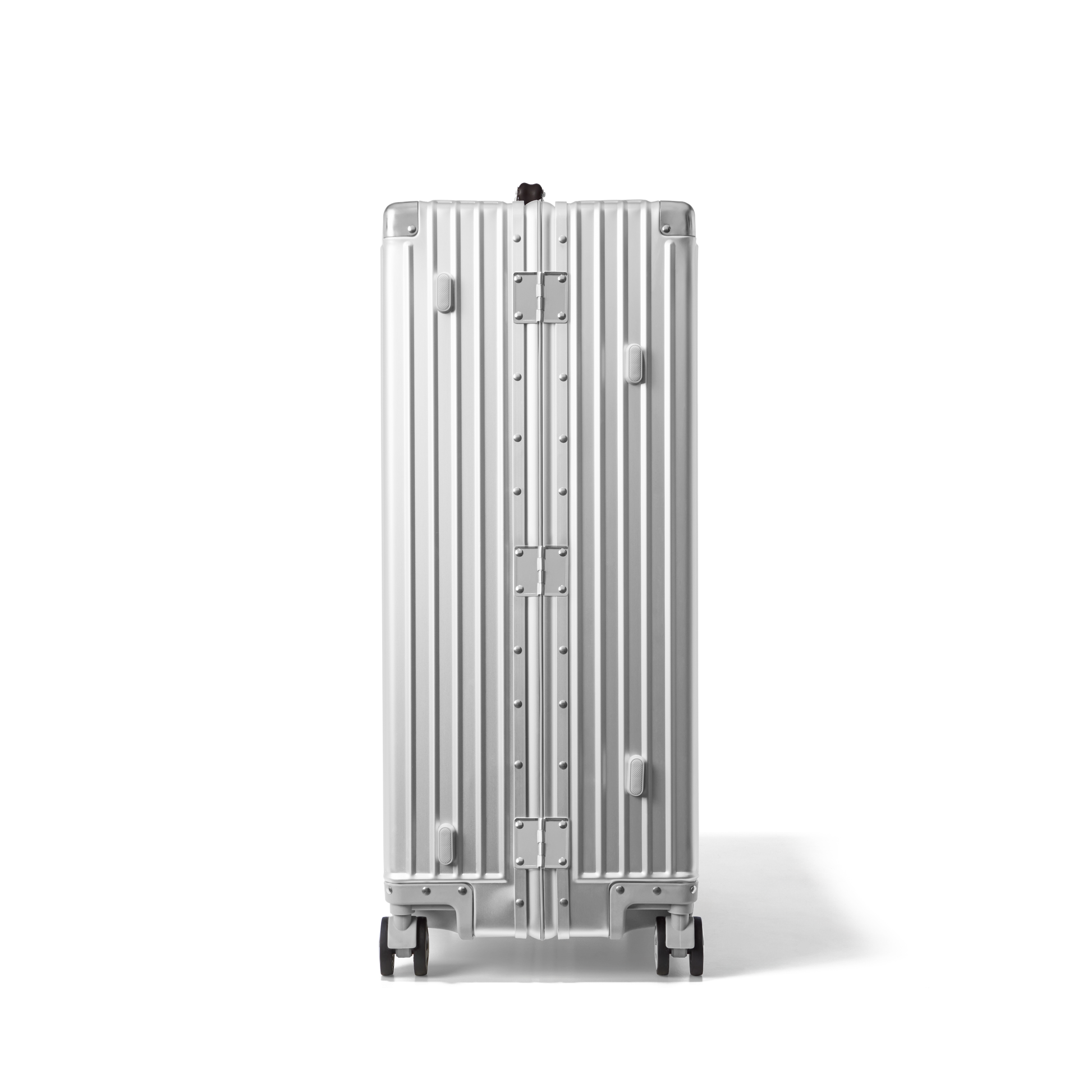 Reiskoffer Aluminium Zilver ICON | Voyagoux zijkant