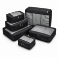 Premium Packing Cubes 6-delig | Zwart