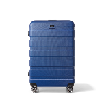 Reiskoffer Blauw Large Revelation | Voyagoux voorkant 