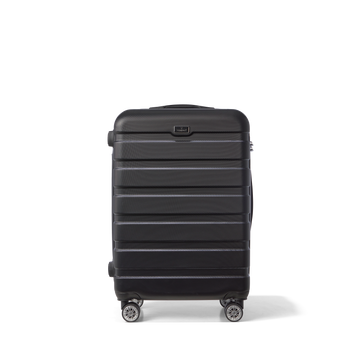 Reiskoffer Zwart Medium Revelation | Voyagoux voorkant