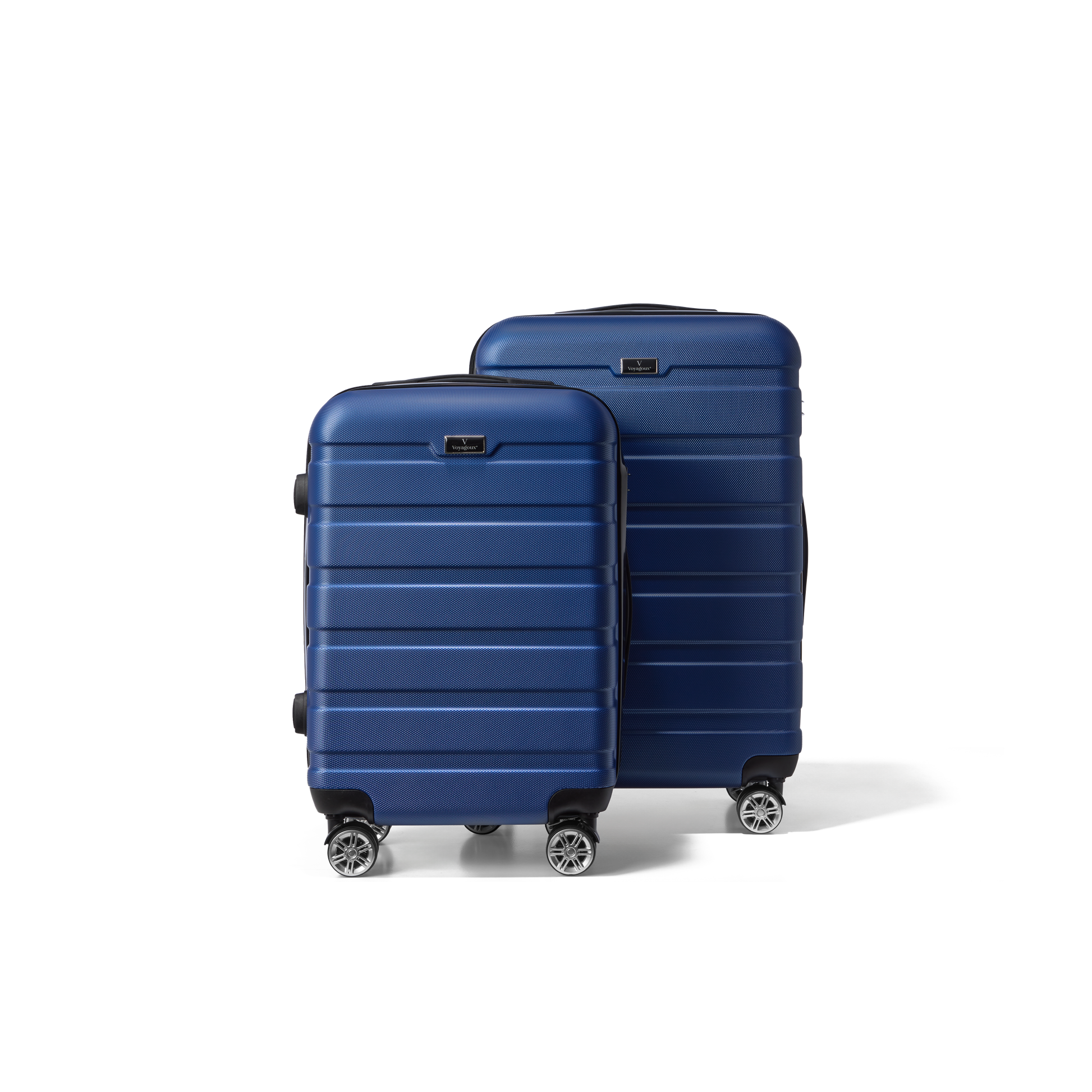 Kofferset 2 delig Blauw S / M Revelation | Voyagoux voorkant