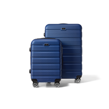Kofferset 2 delig Blauw S / L Revelation | Voyagoux voorkant
