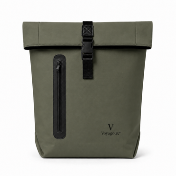 Rolltop-Rucksack – Dunkelgrün