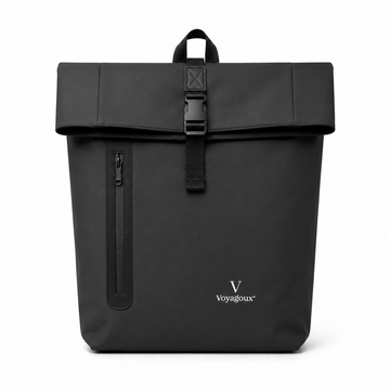 Rolltop-Rucksack – Schwarz